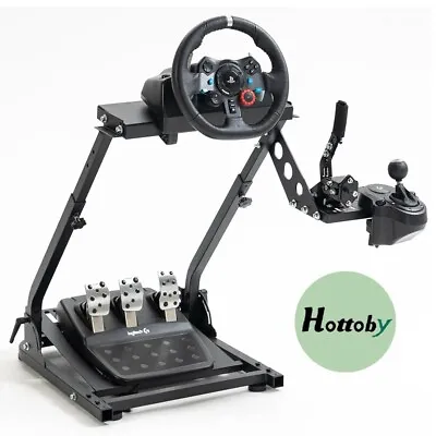 Hottoby Racing Wheel Stand Fit Logitech G29 G920 G923 T300RS T150 PS4 PC • $77.99