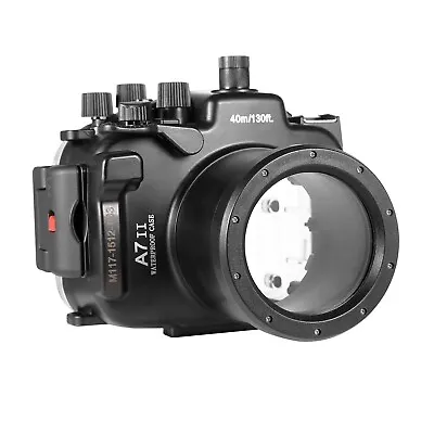 $228 • Buy Meikon 40m/130ft Underwater Camera Housing Case For Sony A7 II A7R II A7S II AU