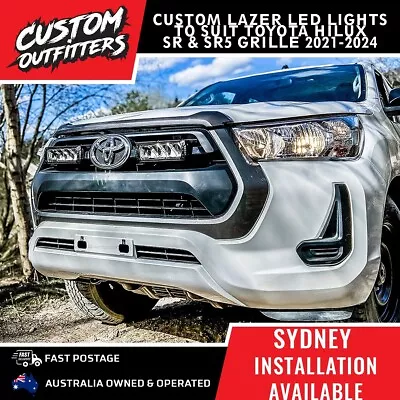 Lazer Light Grille Intergration Kit To Suit Toyota Hilux N80 2021+ SR5 SR 4X4 • $990