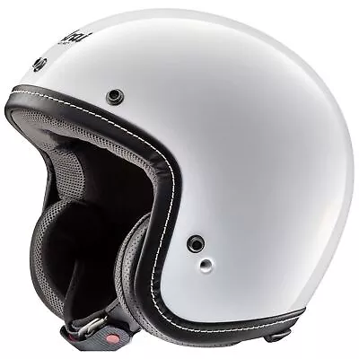 Arai Classic-V Vintage Solid Motorcycle Helmet - White - L • $469.95