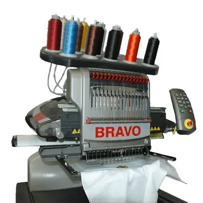 Melco Bravo II Single Head 16 Needle Embroidery Machine • $8500