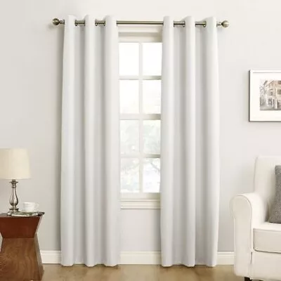 Sun Zero Cooper Textured Thermal-Lined Blackout Energy-Efficient Grommet Curtain • $9.02