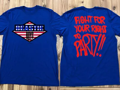 VTG Beastie Boys Fight For Your Right To Party Tour 1987 T-Shirt Gift • $9.95