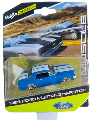 Maisto DESIGN MUSCLE 1965 FORD MUSTANG HARDTOP 1:64 Scale 3 Inch Toy Car • $9.40