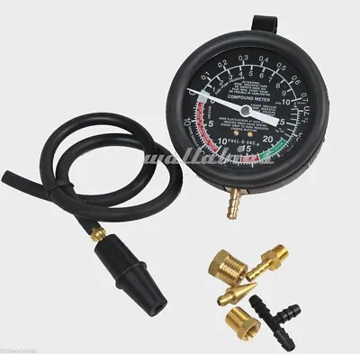 New Fuel Pump Pressure Engine Vacuum Tester Carburetor Valve Adjusment Test Kit  • $18.99