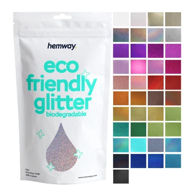 £10.95 • Buy Hemway Eco Friendly Glitter Biodegradable Cosmetic Safe & Craft - 1/128  - 100g