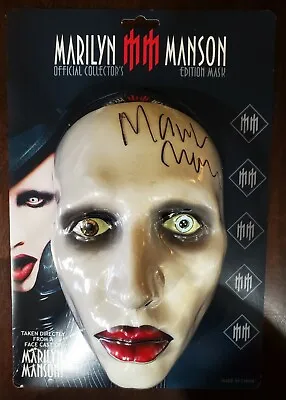 RARE Autographed Marilyn Manson Collector's Edition Mask (2004) FREE UPS • $5500