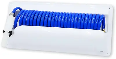 T-H Marine Coiled Washdown Hose System - 25' Wash Down Hose Nozzle Holder 5'  • $224.99