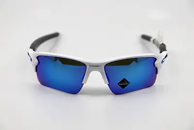 Oakley Flak 2.0 XL Prizm Sapphire Lenses Polished White Frame OO9188-9459 • $119.95