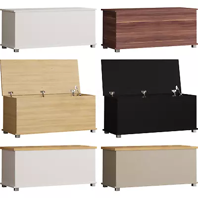 £49.99 • Buy Storage Ottoman Chest Toy Box Bedding Blanket Box Large Wooden Stool Bench