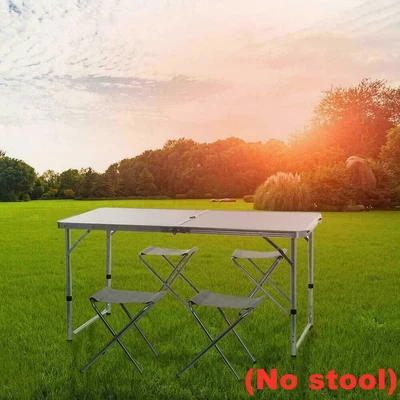 £23.78 • Buy 4FT  Heavy Duty Portable Folding Trestle Table  Plastic Camping Garden Party BBQ