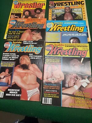 (6)  Misc.   Inside  Wrestling  Magazines   Andre Hulk     Vintage Wrestler • $29.50