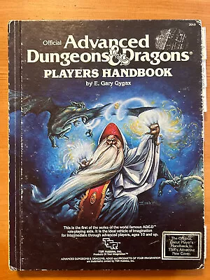 TSR Advanced Dungeons And Dragons Players Handbook- 1980 • $19.66