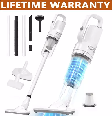 Cordless Vacuum Cleaner Hoover Upright Lightweight Handheld Bagless Vac 3 IN 1 • £19.99