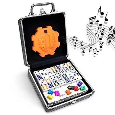 Mexican Train Dominoes Set With Sound Effects Mexican Train Dominoes Game For Tr • $40.24