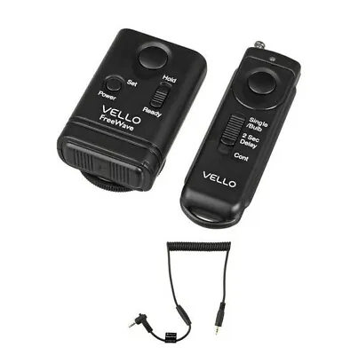 Vello FreeWave Wireless Remote Shutter Release For Canon And Panasonic Kit • $34.99