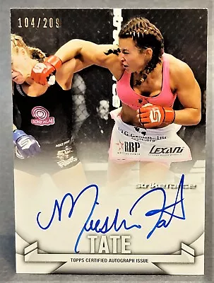 2013 Topps UFC Knockout Autographs #KA-MT Miesha Tate 58/209 • $108.92