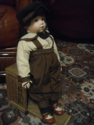 £15 • Buy Coca-cola Boy Porcelain Doll