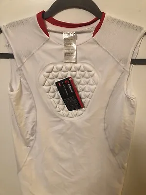 Cabasse Chest Protector Shirt Youth Medium White • $17.99