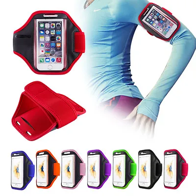 £4.45 • Buy Gym Running Jogging Arm Band Sports Armband Case Holder Strap For Various Phones