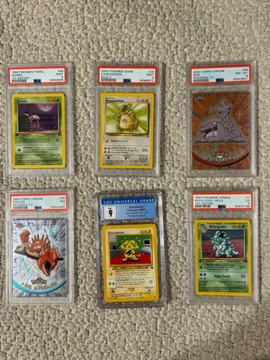 $33 • Buy Pokemon Vintage Card Slab Lot PSA/CGC Graded, 1st Edition, Promo, Topps, Holo