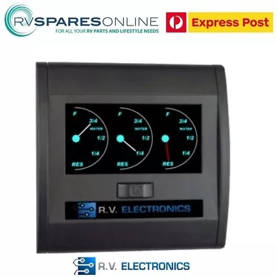 Brand New RV Electronics LCD Triple Tank Water Level Gauge - Motorhomes Caravans • $110
