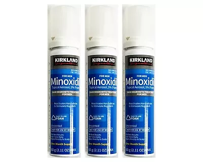 Kirkland Minoxidil 5% Extra Strength Men Hair Regrowth (FOAM) = 3 Months Supply • $44.21