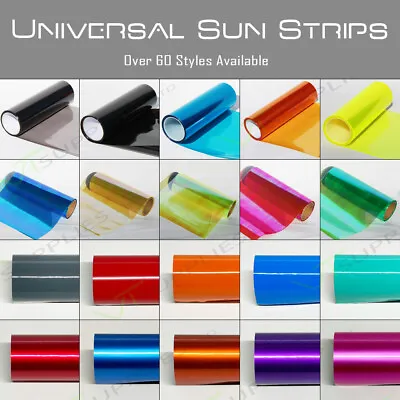 30 X 150cm Universal Car Sun Strip For Windscreens Sunstrip Pro Window Sticker • £11.49