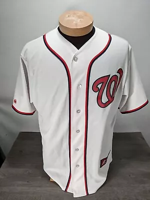 $27.99 • Buy Majestic Washington Nationals Bryce Harper Jersey 34 Mens Size L Made Is USA