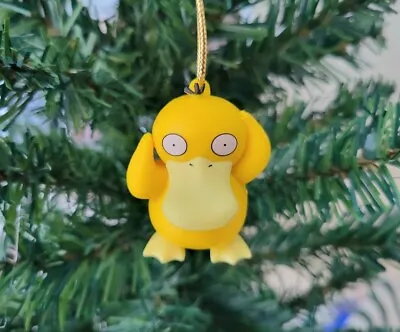 Pokemon Psyduck Christmas Ornament Video Game Holiday Collectible W/ Gold Cord • $14.99