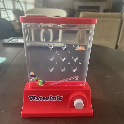 Vintage Waterfuls Wonderful Water Push Luck Skill Game Red Tic Tac Toe Sensory • $24.99