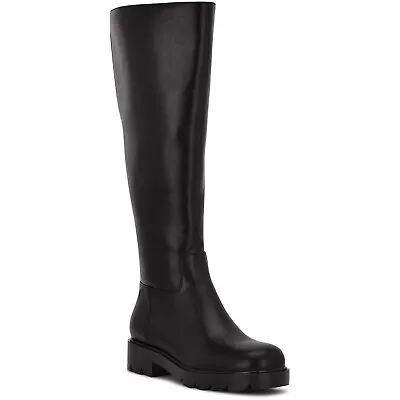 New! Nine West Womens Faux Leather Embossed Knee-High Boots Size 9 M DD354 • $65