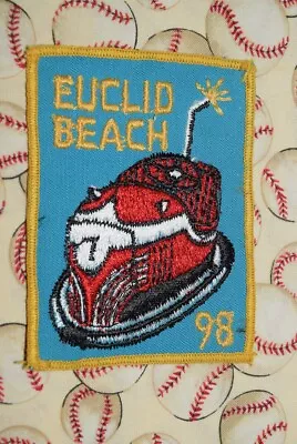 Euclid Beach Embroidered Patch Discontinued Cleveland OH Bumper Cars • $19.99
