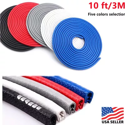 10 Feet Car Door Edge Moulding Strip Trim Seal Auto Guard Rubber Protector • $6.25