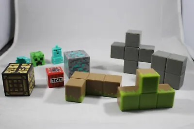 Minecraft Cubes-Crafting Table TNT Cube Accessory Toys Lot • $9.95