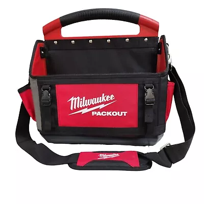 Milwaukee PACKOUT  Tote Heavy Duty Tool Bag Storage Pockets Shoulder Strap 18 In • $179.99