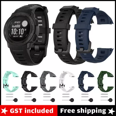 Watch Strap For Garmin Instinct Band Silicone Replacement Band Strap Wristband • $10.58