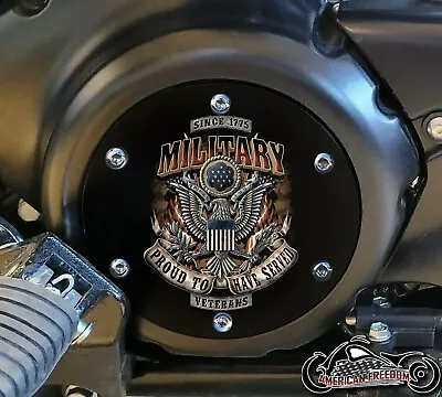 Suzuki Boulevard M109R Custom Aluminum Derby Clutch Cover Fits 2006-UP MILITARY • $134.99