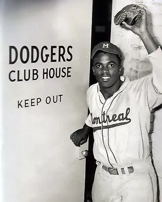 Jackie Robinson - Montreal Royals 1946 Spring Training 8x10 B&W Photo • $6.99