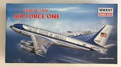 MINICRAFT 1/144 USAF VC-137C (BOEING 707) AIRFORCE ONE Model Kit 14457 NIOB 1999 • $30.37