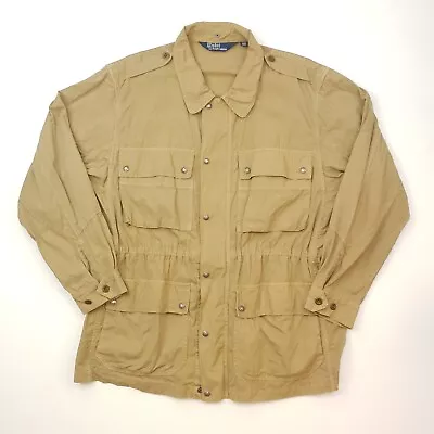 Polo Ralph Lauren Vintage Military Jacket 2XB BIG Army Utility Safari Field • £150