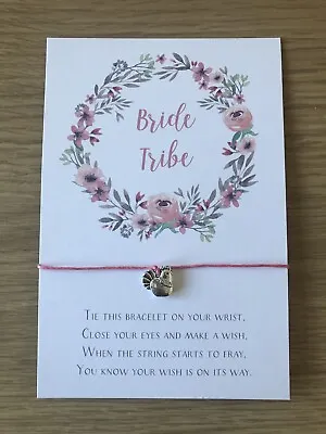 £0.99 • Buy Hen Party Favour Wish Bracelet Bride Tribe 