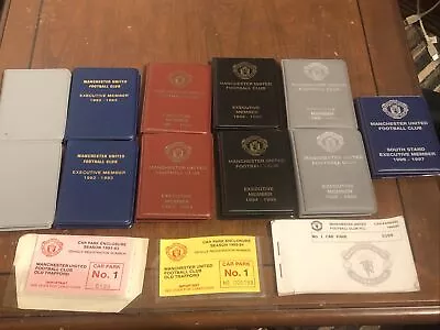 Group Of Manchester United Executive Member Season Tickets 1991-1997 + Parking • £20