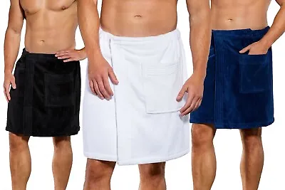 Men’s ORGANIC Body WRAP Towel For Gym Spa Bath – Made In Turkey • $35.99