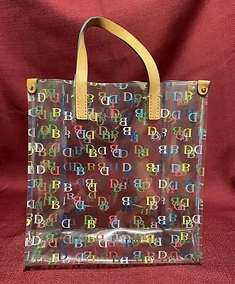 DOONEY & BOURKE Small Multicolor IT LUNCH BAG ~ Clear W/DB Logo • $50