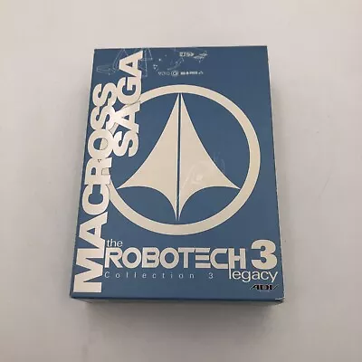 Robotech Legacy - COLLECTION 3 The Macross Saga (DVD 2001 3-Disc Set ADV Films • $12