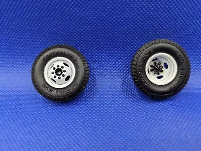 1/25 2wd  16    4hole 8 Lug  Wheel Set  With 6 Rubber Tires 1 Ton Dually Set • $21.72