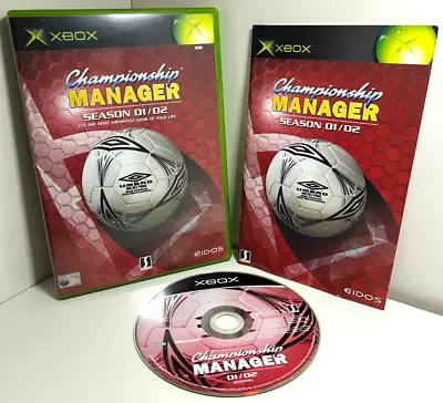 NEAR MINT  (XBOX) Championship Manager Season 01/02 - Same Day Dispatch - UK PAL • £22.97
