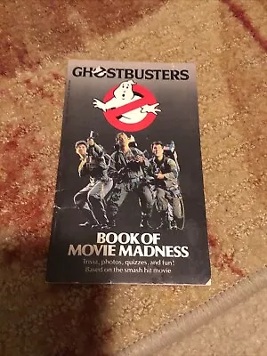 Vintage 1985 Ghostbusters Book Of Movie Madness By Chip Lovitt Paperback Book • $9.99