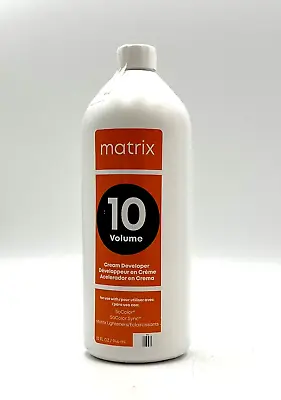 Matrix 10 Volume Cream Developer Use With SoColor 32 Oz • $19.95